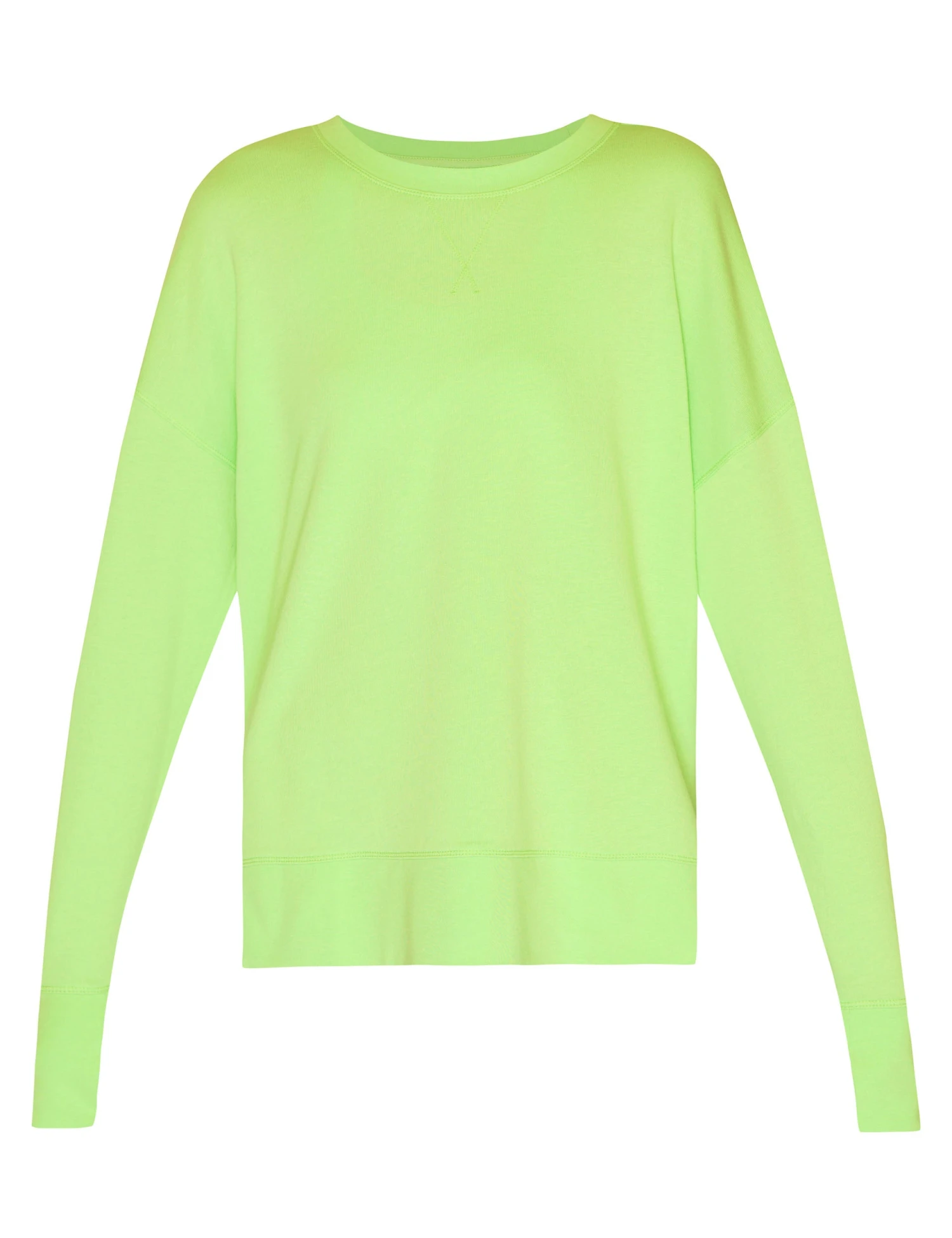 Sweaty Betty After Class Longline Sweatshirt - Zest Green 8 Sweaty Betty After Class Longline Sweatshirt - Zest Green - Image 8
