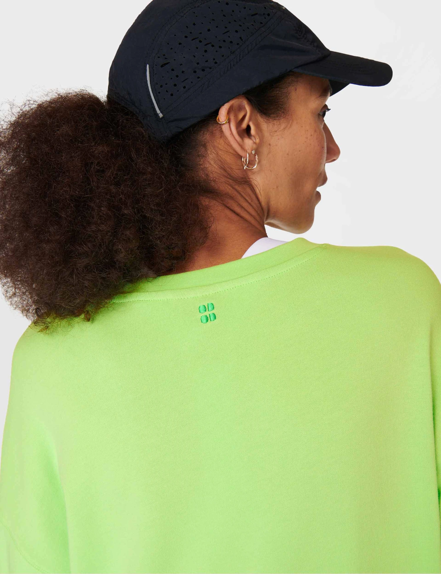 Sweaty Betty After Class Longline Sweatshirt - Zest Green 5 Sweaty Betty After Class Longline Sweatshirt - Zest Green - Image 5