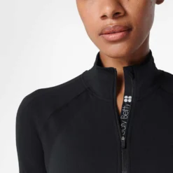 Sweaty Betty Athlete Seamless Half Zip Long Sleeve Top - Black 9 Sweaty Betty Athlete Seamless Half Zip Long Sleeve Top - Black -Default Template 3 sweaty betty athlete seamless half zip long sleeve top black sb6548 8