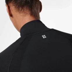 Sweaty Betty Athlete Seamless Half Zip Long Sleeve Top - Black 10 Sweaty Betty Athlete Seamless Half Zip Long Sleeve Top - Black -Default Template 3 sweaty betty athlete seamless half zip long sleeve top black sb6548 9