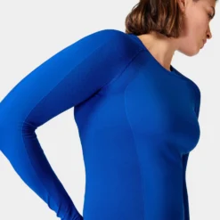 Sweaty Betty Athlete Seamless Gym Long Sleeve Top - Lightning Blue 6 Sweaty Betty Athlete Seamless Gym Long Sleeve Top - Lightning Blue -Default Template 3 sweaty betty athlete seamless workout long sleeve top lighning blue sb6547 2