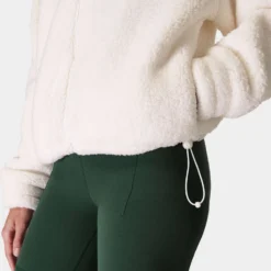 Sweaty Betty Canyon Fleece Zip Up - Lily White -Default Template 3 sweaty betty canyon fleece zip up lily white sb8809 3