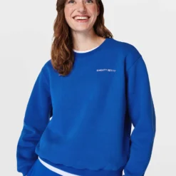 Sweaty Betty Elevated Sweatshirt - Lightning Blue