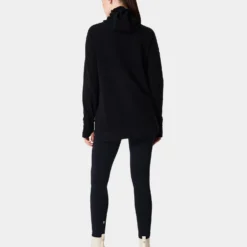 Sweaty Betty Escape Italian Fleece Hoody - Black -Chillcradle Sale Store sweaty betty escape italian fleece hoody black sb6426 6