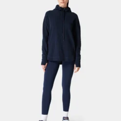 Sweaty Betty Escape Italian Fleece Hoody - Navy Blue -Default Template 3 sweaty betty escape italian fleece hoody navy blue sb6426 5