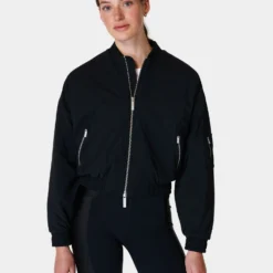 Sweaty Betty Explorer Bomber Jacket - Black