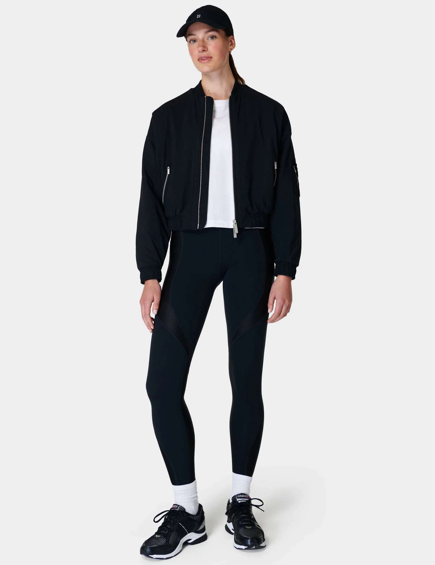 Sweaty Betty Explorer Bomber Jacket - Black 6 Sweaty Betty Explorer Bomber Jacket - Black - Image 6