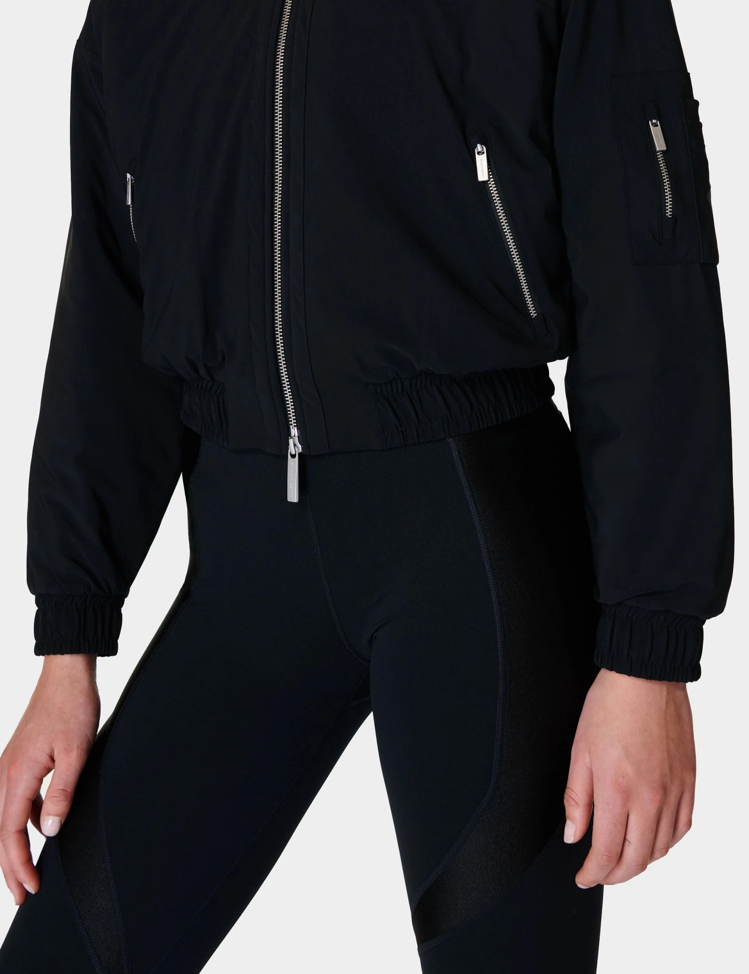 Sweaty Betty Explorer Bomber Jacket - Black 4 Sweaty Betty Explorer Bomber Jacket - Black - Image 4