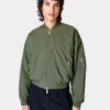 Sweaty Betty Explorer Bomber Jacket - Ivy Green