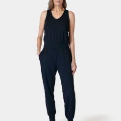 Sweaty Betty Gaia Yoga Jumpsuit - Black
