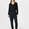 Sweaty Betty Gaia Yoga Long Sleeve Jumpsuit - Black