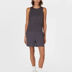 Sweaty Betty Gaia Performance Yoga Romper - Urban Grey 11 Sweaty Betty Gaia Performance Yoga Romper - Urban Grey -Default Template 3 sweaty betty gaia yoga romper urban grey sb9839 8