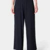 Sweaty Betty Modal Wide Leg Trousers - Black