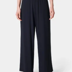 Sweaty Betty Modal Wide Leg Trousers - Black