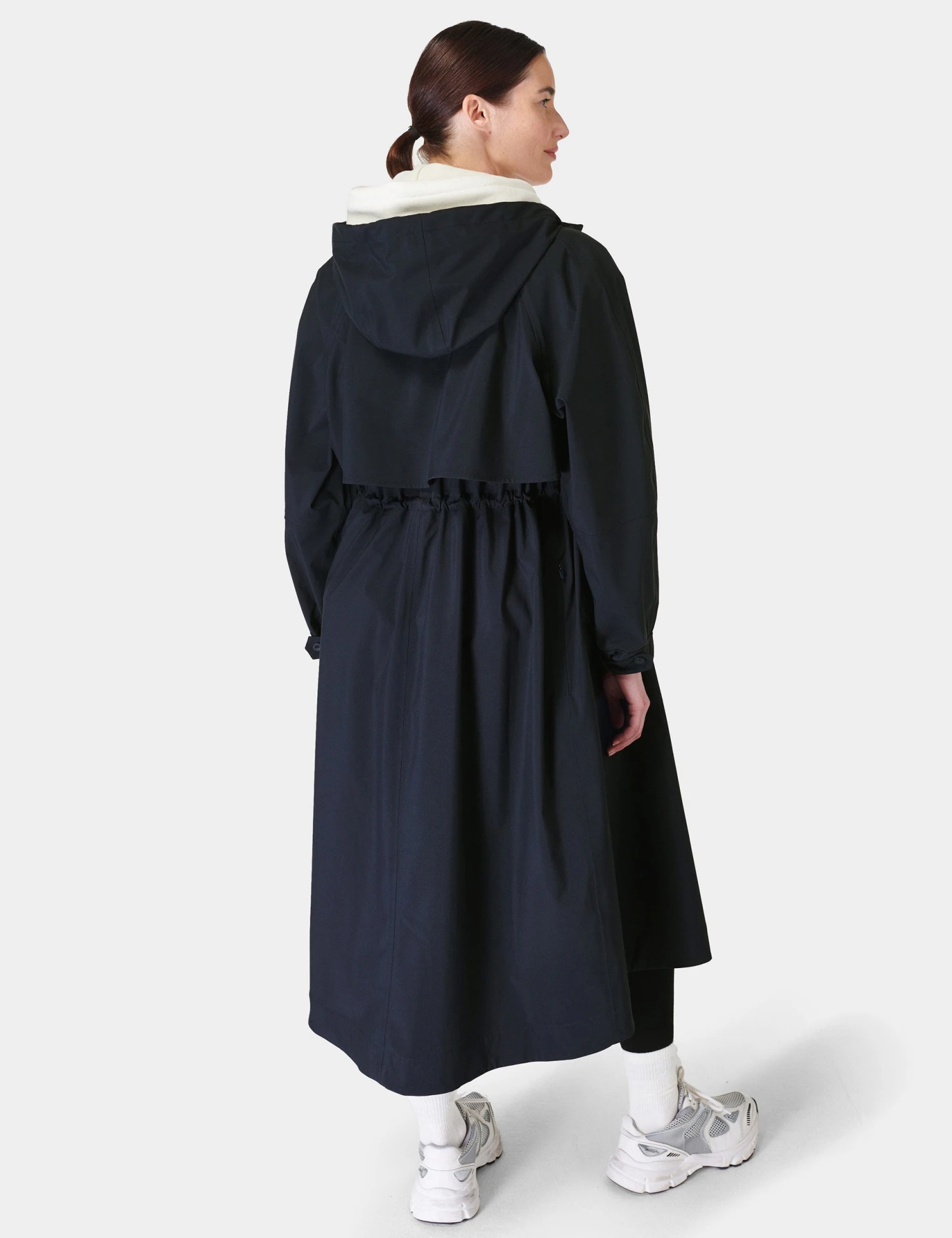 Sweaty Betty Motion Longline Parka - French Navy Blue 3 Sweaty Betty Motion Longline Parka - French Navy Blue - Image 3