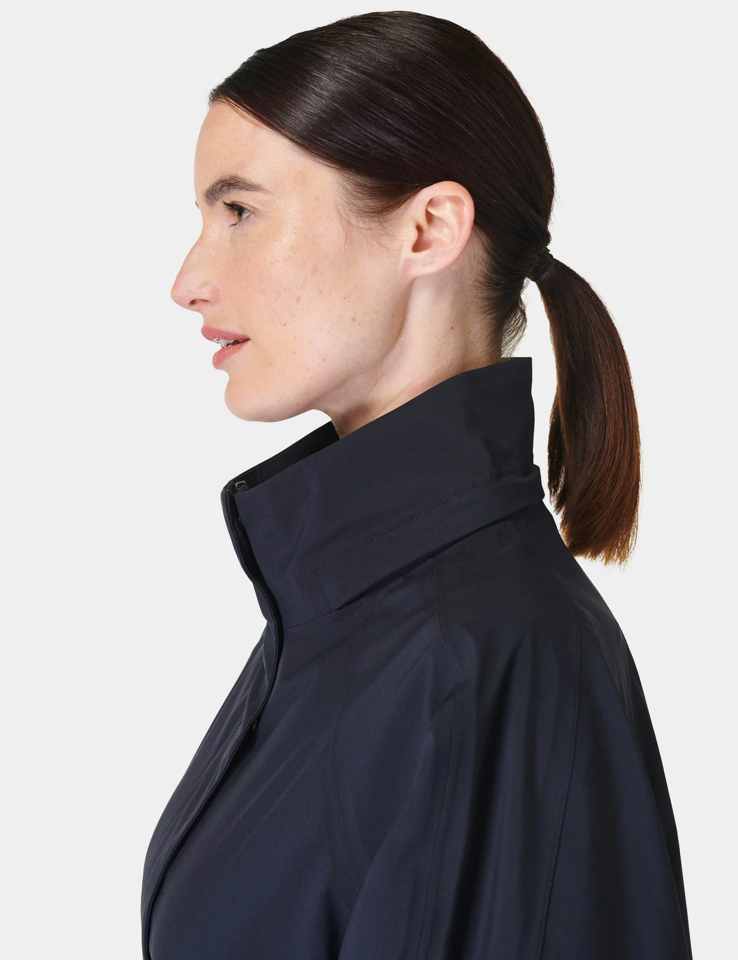 Sweaty Betty Motion Longline Parka - French Navy Blue 6 Sweaty Betty Motion Longline Parka - French Navy Blue - Image 6
