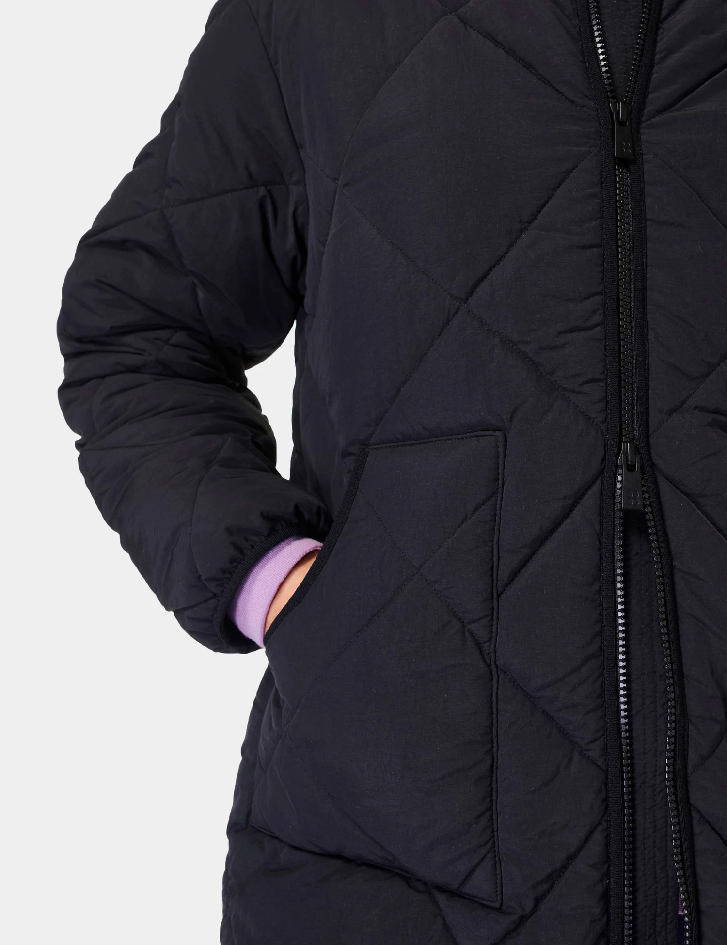 Sweaty Betty On The Move Quilted Jacket - Black 5 Sweaty Betty On The Move Quilted Jacket - Black - Image 5