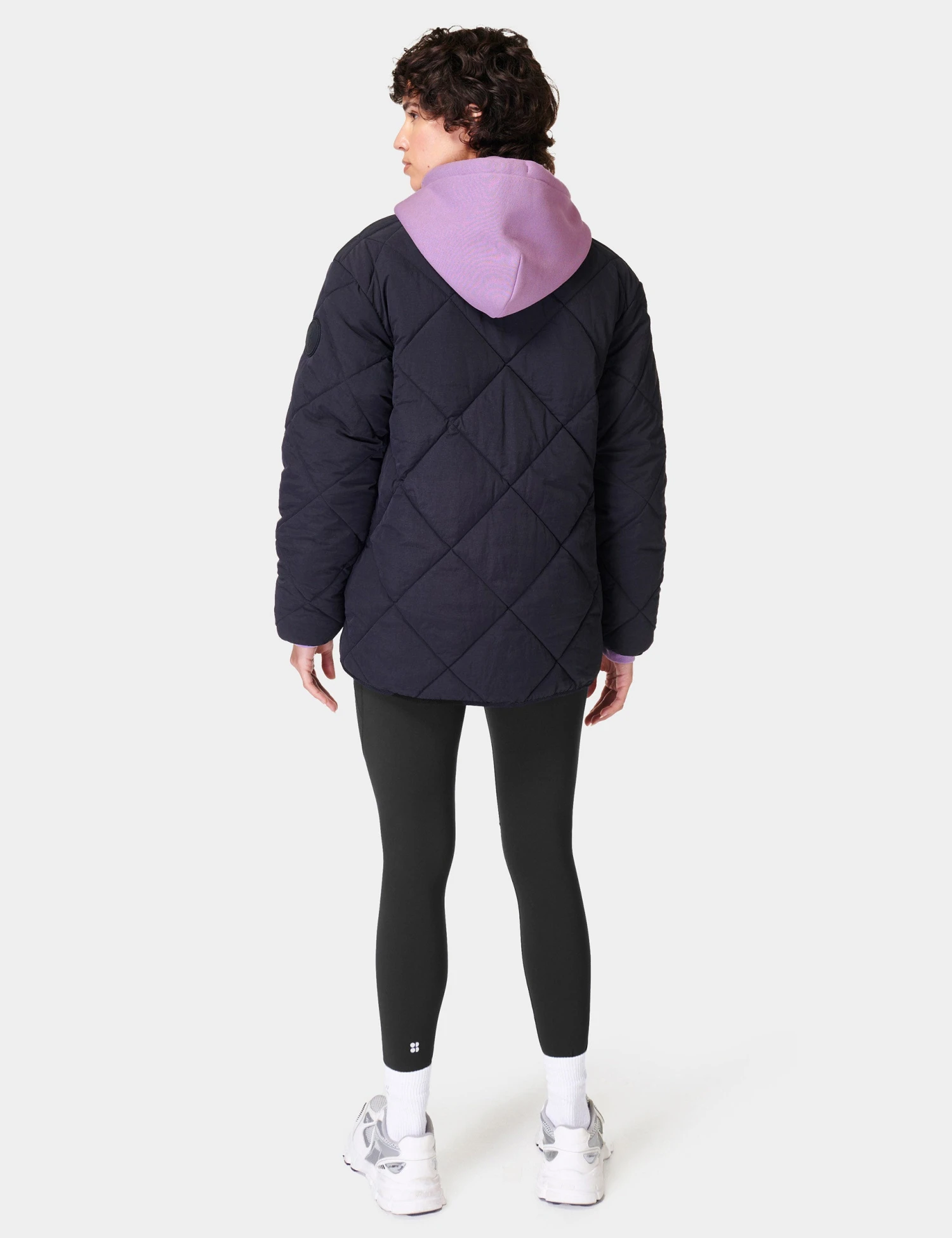 Sweaty Betty On The Move Quilted Jacket - Black 2 Sweaty Betty On The Move Quilted Jacket - Black - Image 2