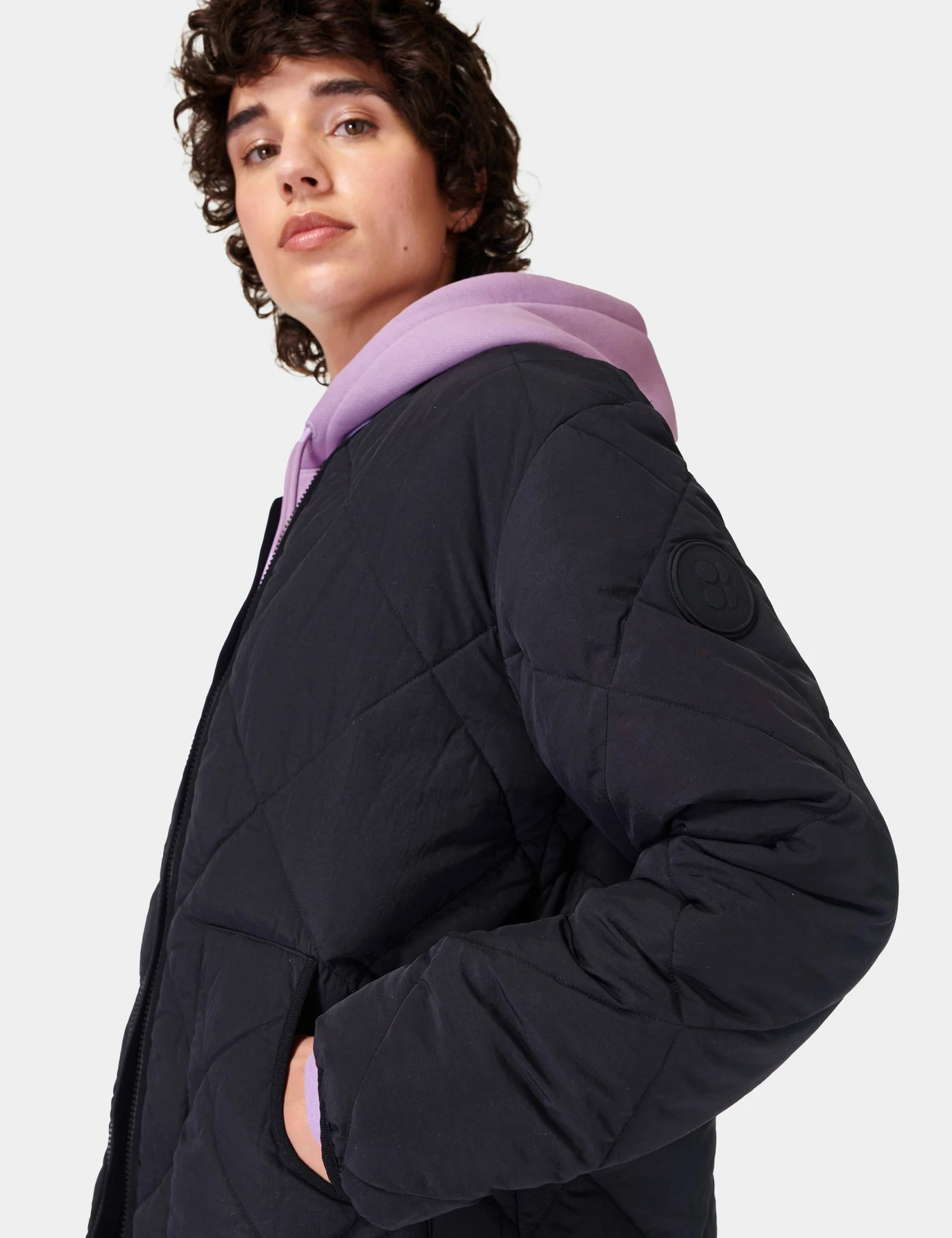 Sweaty Betty On The Move Quilted Jacket - Black 3 Sweaty Betty On The Move Quilted Jacket - Black - Image 3