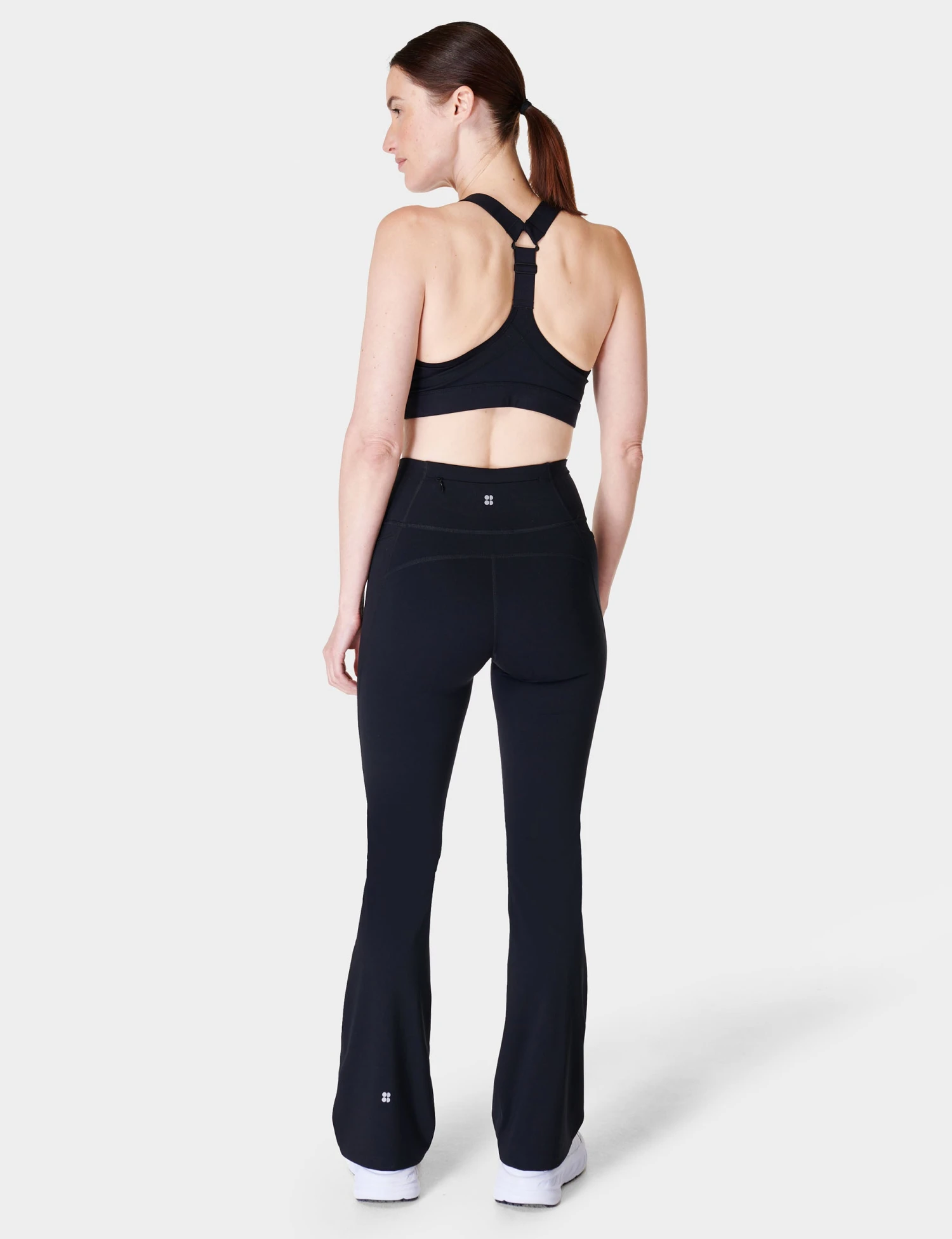 Sweaty Betty Power 32 Workout Boot Cut Trouser - Black 6 Sweaty Betty Power 32 Workout Boot Cut Trouser - Black - Image 6
