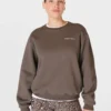 Sweaty Betty Powerhouse Sweatshirt - Dark Timber Brown