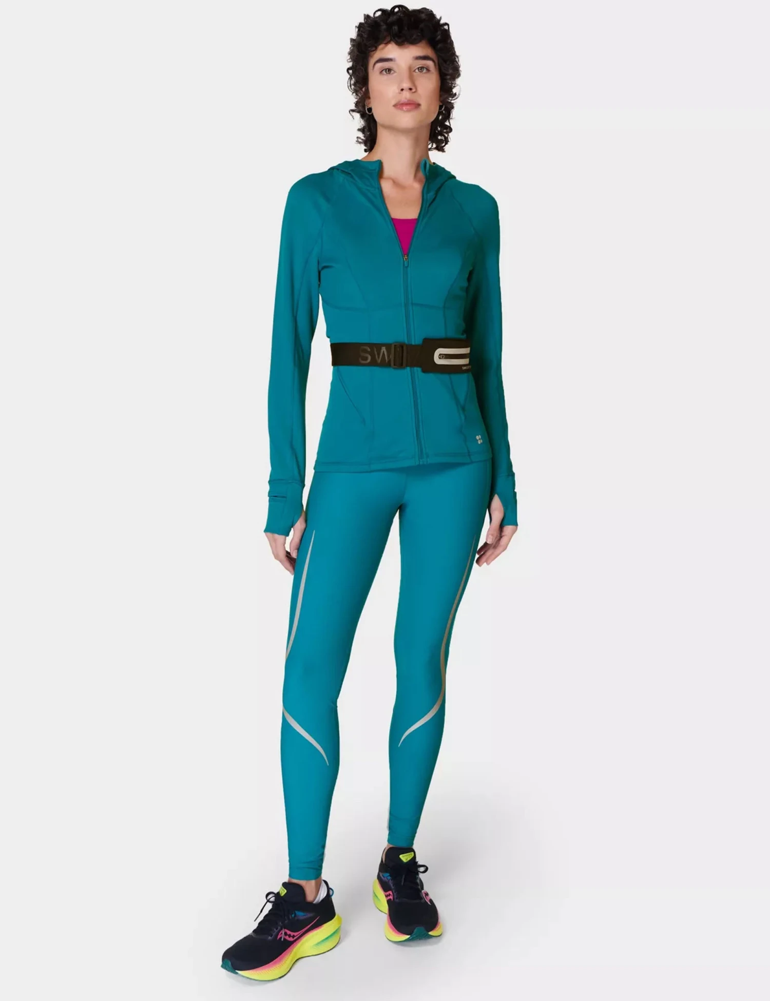 Sweaty Betty Pro Run Zip Up - Reef Teal Blue 6 Sweaty Betty Pro Run Zip Up - Reef Teal Blue - Image 6