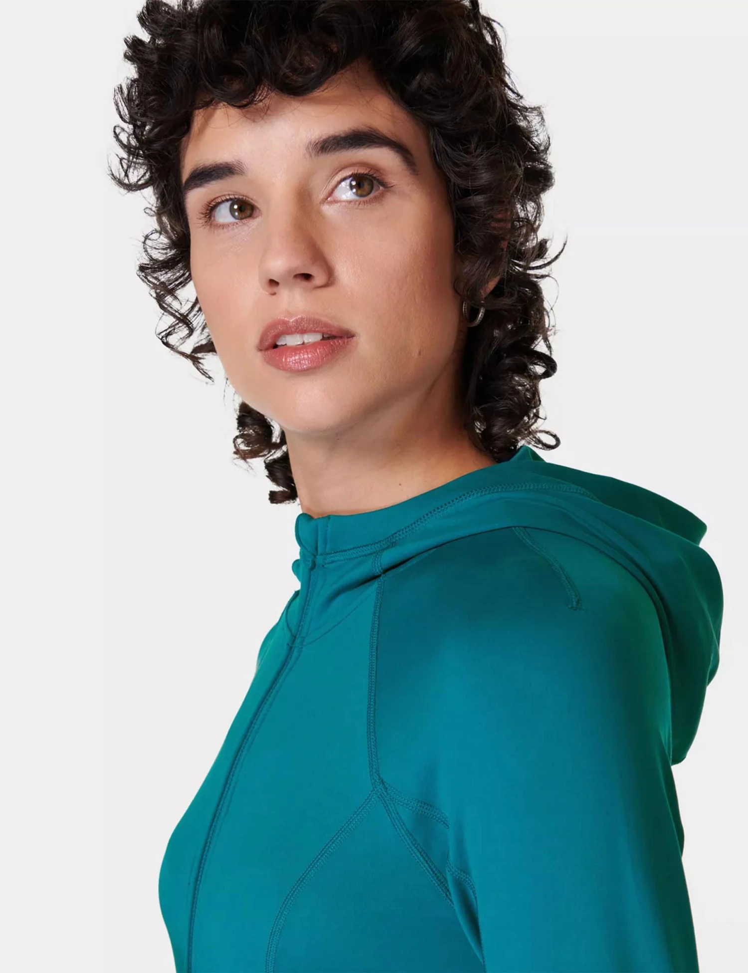 Sweaty Betty Pro Run Zip Up - Reef Teal Blue 3 Sweaty Betty Pro Run Zip Up - Reef Teal Blue - Image 3