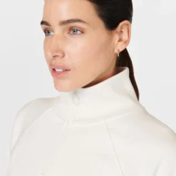 Sweaty Betty Revive Rib Half Zip Pullover - Lily White 11 Sweaty Betty Revive Rib Half Zip Pullover - Lily White -Default Template 3 sweaty betty revive rib half zip pullover lily white SB8937 27C 4