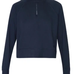 Sweaty Betty Revive Rib Half Zip Pullover - Navy Blue -Default Template 3 sweaty betty revive rib half zip pullover navy blue sb8937 2