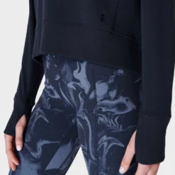 Sweaty Betty Revive Rib Half Zip Pullover - Navy Blue -Default Template 3 sweaty betty revive rib half zip pullover navy blue sb8937 6