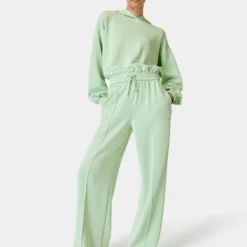 Sweaty Betty Sand Wash Cloud Weight Track Trousers - Butter Green -Default Template 3 sweaty betty sand wash cloud weight track trousers butter green sb9226 3