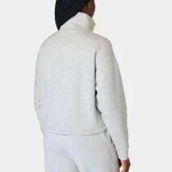 Sweaty Betty Sand Wash Funnel Neck Half Zip - Ice Grey Marl 8 Sweaty Betty Sand Wash Funnel Neck Half Zip - Ice Grey Marl -Default Template 3 sweaty betty sand wash funnel neck half zip ice grey marl sb9531 2