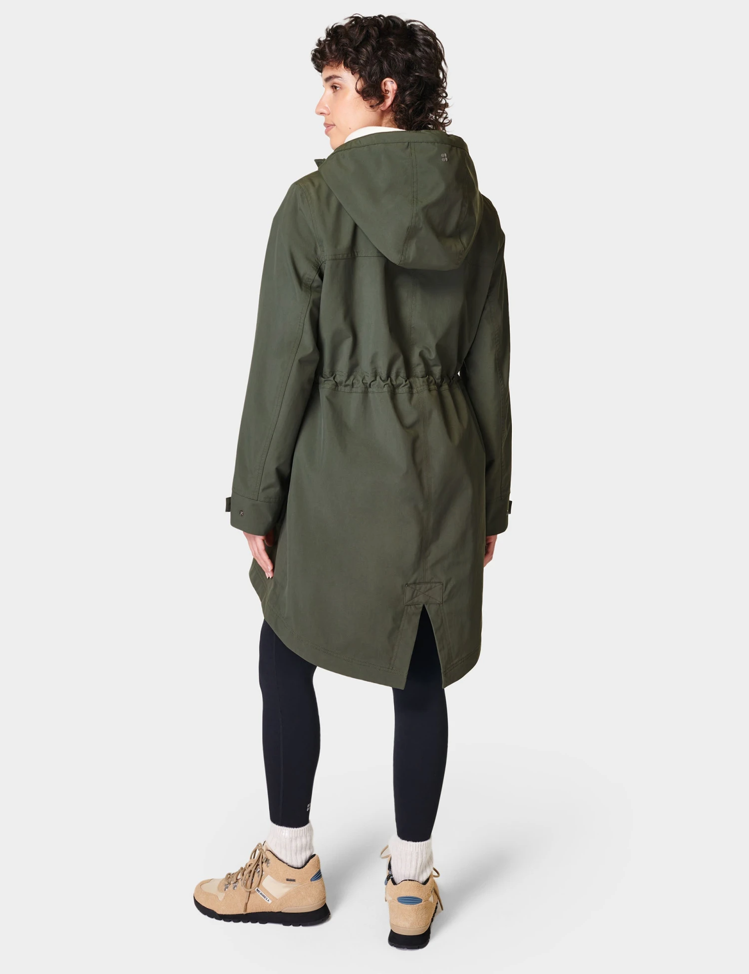 Sweaty Betty Stride Waterproof Parka - Dark Forest Green 7 Sweaty Betty Stride Waterproof Parka - Dark Forest Green - Image 7