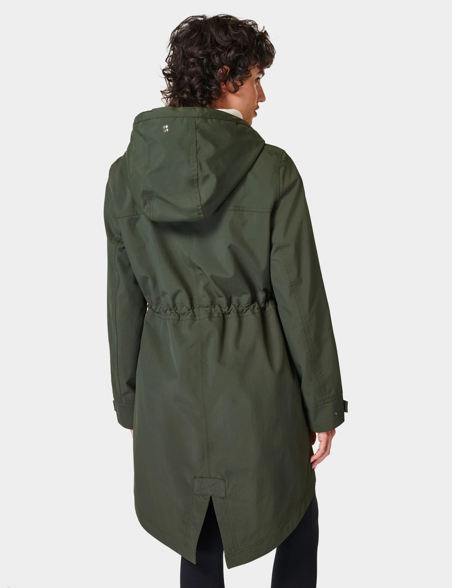 Sweaty Betty Stride Waterproof Parka - Dark Forest Green 2 Sweaty Betty Stride Waterproof Parka - Dark Forest Green - Image 2