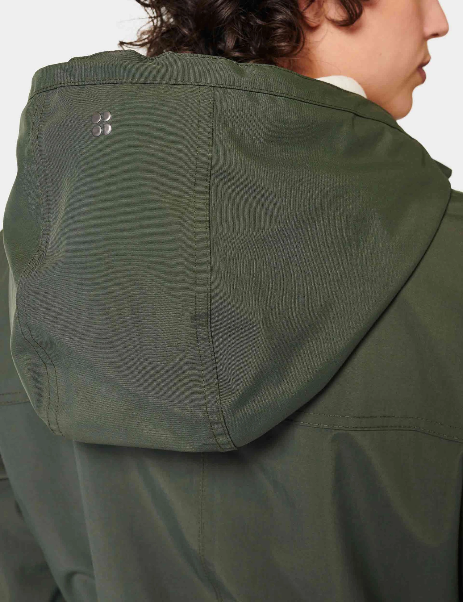Sweaty Betty Stride Waterproof Parka - Dark Forest Green 4 Sweaty Betty Stride Waterproof Parka - Dark Forest Green - Image 4