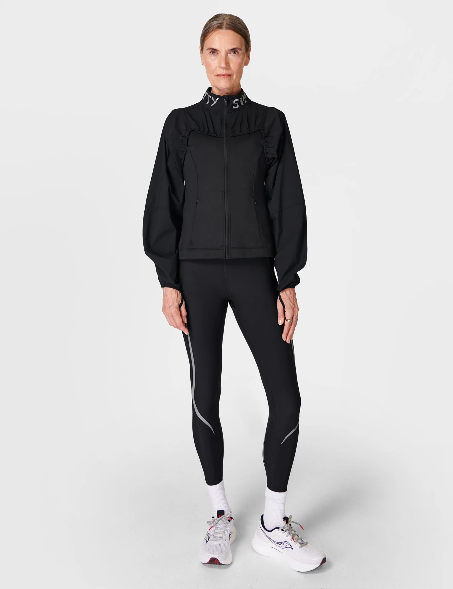 Sweaty Betty Therma Boost Kinetic Run Jacket - Black 4 Sweaty Betty Therma Boost Kinetic Run Jacket - Black - Image 4