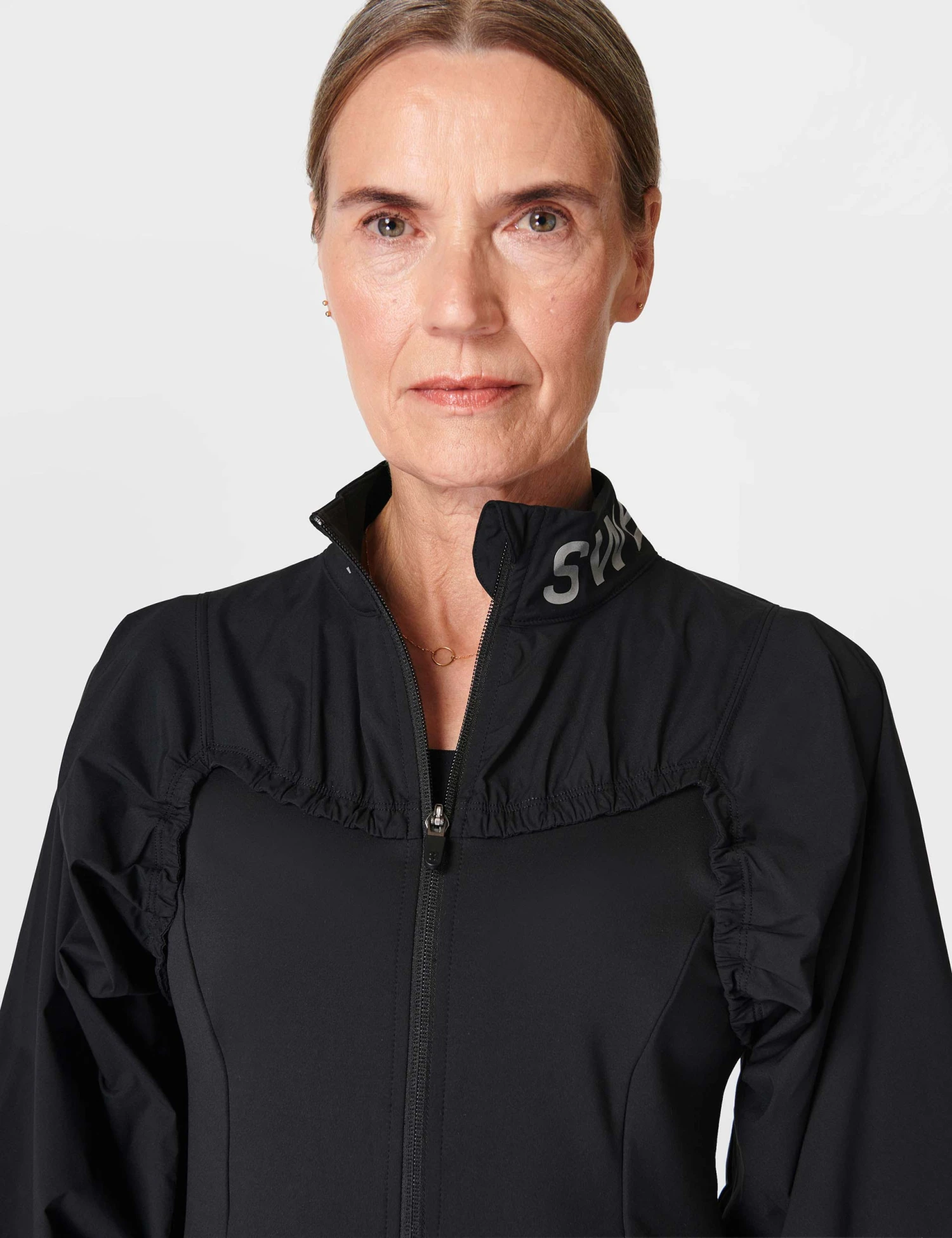 Sweaty Betty Therma Boost Kinetic Run Jacket - Black 2 Sweaty Betty Therma Boost Kinetic Run Jacket - Black - Image 2