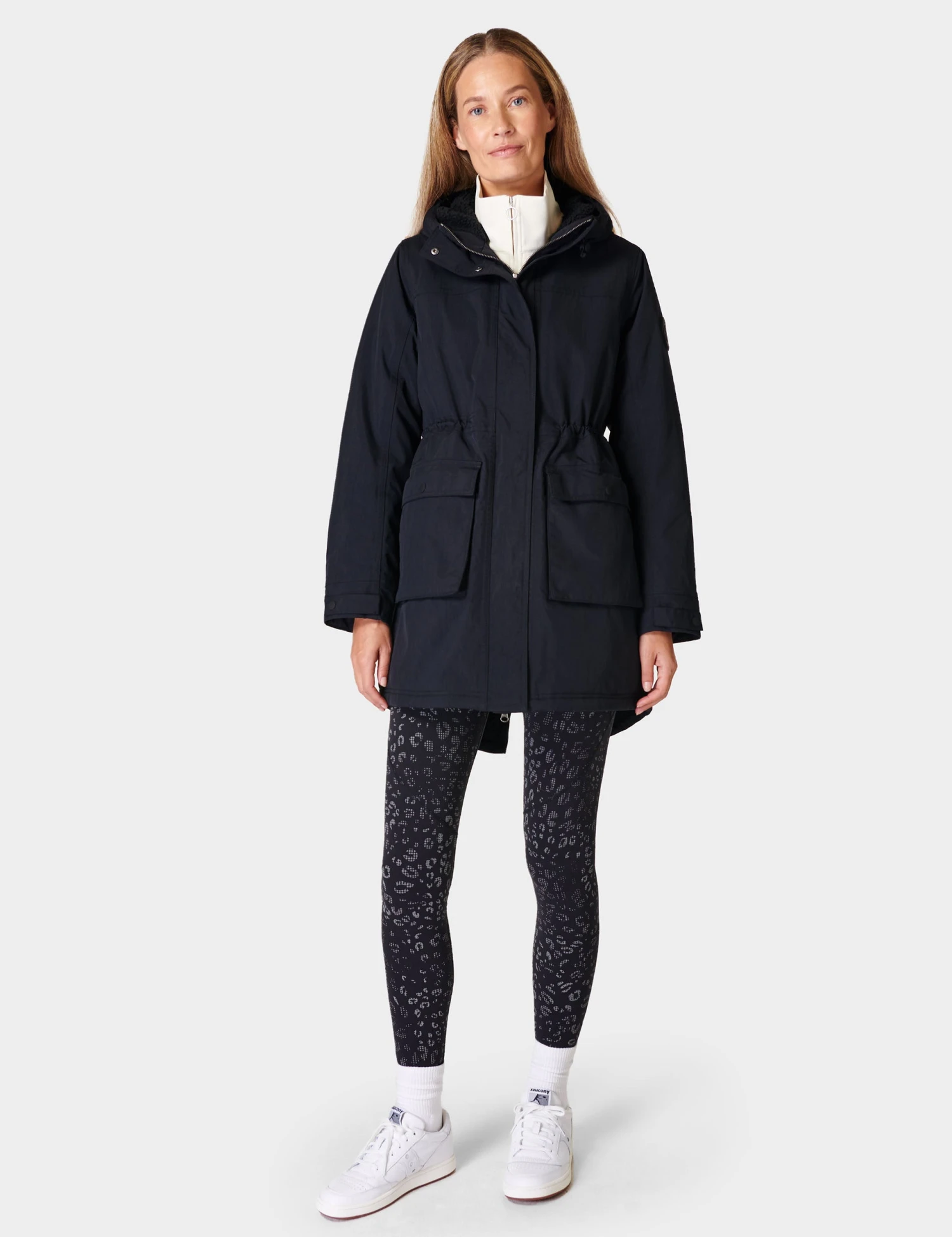 Sweaty Betty Winter Stride Waterproof Parka - Black 5 Sweaty Betty Winter Stride Waterproof Parka - Black - Image 5