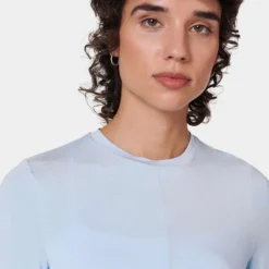 Sweaty Betty Wrap Front Long Sleeve Top - Breeze Blue 8 Sweaty Betty Wrap Front Long Sleeve Top - Breeze Blue -Default Template 3 sweaty betty wrap front long sleeve top breeze blue sb9464 5