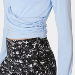 Sweaty Betty Wrap Front Long Sleeve Top - Breeze Blue 9 Sweaty Betty Wrap Front Long Sleeve Top - Breeze Blue -Default Template 3 sweaty betty wrap front long sleeve top breeze blue sb9464 6