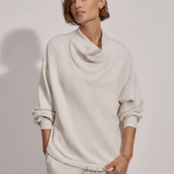 Varley Betsy Sweat - Ivory Marl