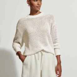 Varley Kershaw Sweat - Egret 6 Varley Kershaw Sweat - Egret -Default Template 3 varley kershaw sweat egret VAR01044 4